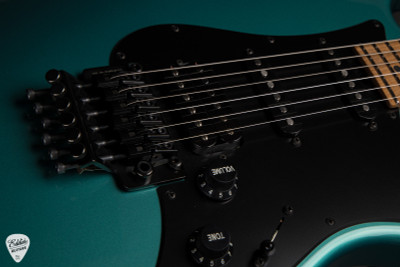Suhr Eddie’s Guitars Exclusive Custom Classic S Floyd Electric Guitar in Sherwood Green Metallic