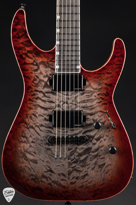 ESP USA M-II NTB FR Electric Guitar in Blood Moon
