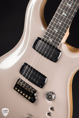 Paul Reed Smith Wood Library Custom 24-08 Figured Maple Neck Electric Guitar in Champagne Metallic