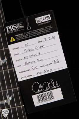 Paul Reed Smith Wood Library Custom 24-08 Figured Maple Neck Electric Guitar in Champagne Metallic