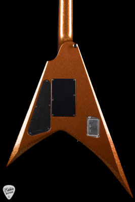 ESP V-II FR BH Electric Guitar in Rustic Copper Sparkle