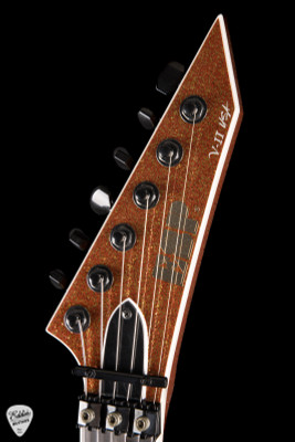 ESP V-II FR BH Electric Guitar in Rustic Copper Sparkle