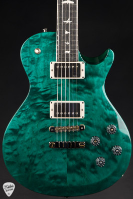 Paul Reed Smith Eddie’s Guitars Wood Library S2 McCarty Singlecut 594 Quilt Top/Ebony FB Electric Guitar in Turquoise