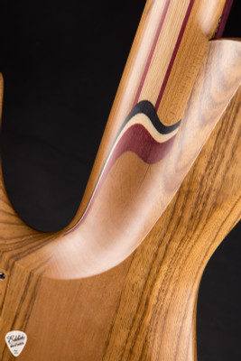 Fodera Mini MG/Crescent 4 Elite One Off Build Bass Guitar in Mystic Dream