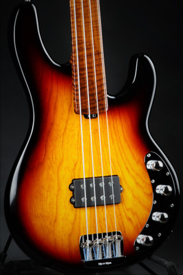 Ernie Ball Music Man BFR StingRay 4 Fretless - Vintage Sierra Burst/#43 of 106
