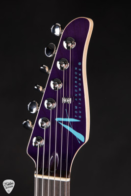 Tom Anderson Angel – Natural Bora Bora to Purple Burst Electric Guitar