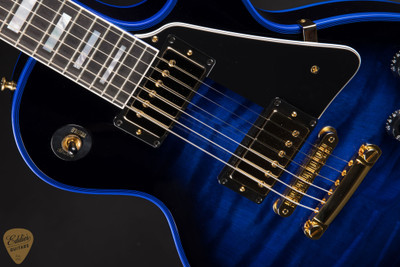 Gibson Custom Shop Made 2 Measure Les Paul Custom Figured Blue