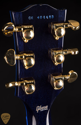 Gibson Custom Shop Made 2 Measure Les Paul Custom Figured Blue Widow Electric Guitar