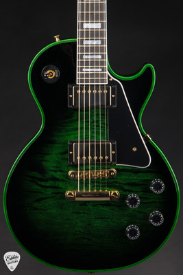 Gibson Custom Shop Made 2 Measure Les Paul Custom Figured Green Widow Electric Guitar
