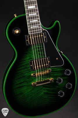 Gibson Custom Shop Made 2 Measure Les Paul Custom Figured Green Widow Electric Guitar