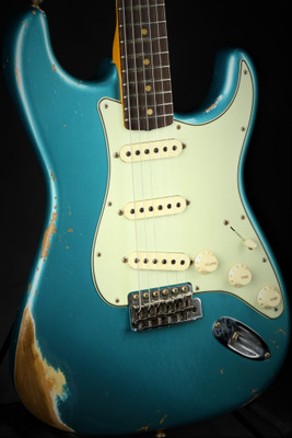 Fender Custom Shop Limited Edition 63 Strat Heavy Relic - Faded/Aged Ocean Turquois/2019 FCS Summer Showcase Event