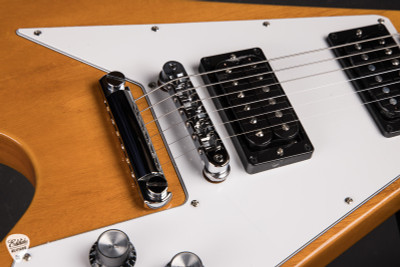 Gibson 70s Flying V Classic Antique Natural Electric Guitar