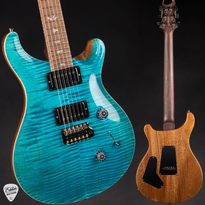 Paul Reed Smith Eddie’s Guitars Wood Library Custom 24 Brazilian FB/Rosewood Neck – Carroll Blue Electric Guitar