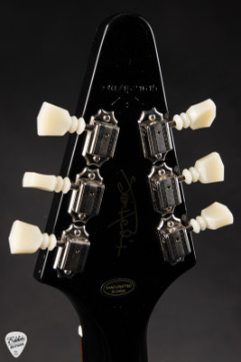 Epiphone Jimi Hendrix Love Drops Flying V Ebony Electric Guitar