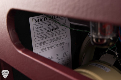 Matchless 30/15 – 2×12 – Burgundy/Gold Grill Amplifier