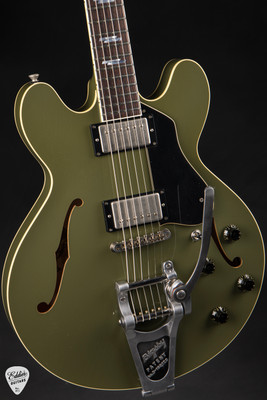 Collings I-35 LC Aged/Bigsby – Olive Drab Electric Guitar
