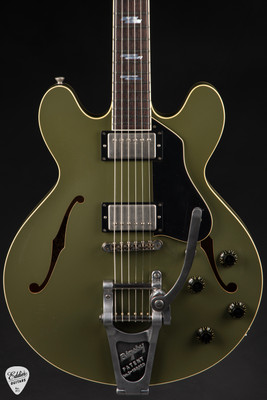 Collings I-35 LC Aged/Bigsby – Olive Drab Electric Guitar