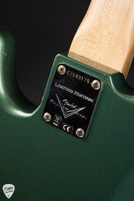 Fender Custom Shop Limited Edition Precision Bass Special Journeyman Relic – Aged Sherwood Green Metallic Bass Guitar