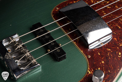 Fender Custom Shop Limited Edition Precision Bass Special Journeyman Relic – Aged Sherwood Green Metallic Bass Guitar