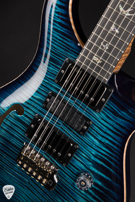 Paul Reed Smith Eddie’s Guitars Wood Library Special Semi Hollow – Cobalt Blue/Ebony Fretboard/Figured Maple Neck Electric Guitar