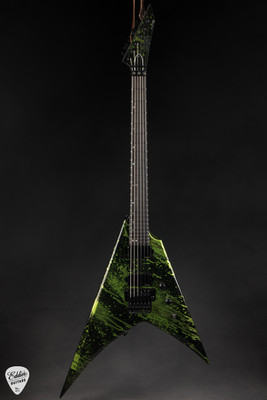 ESP V-II FR BH – Alien Blood Spatter Electric Guitar