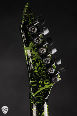 ESP V-II FR BH – Alien Blood Spatter Electric Guitar