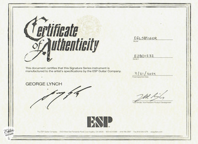 ESP George Lynch Signature – Sunburst Tiger Electric Guitar