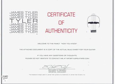 James Tyler Studio Elite HD – Alien Guano Electric Guitar