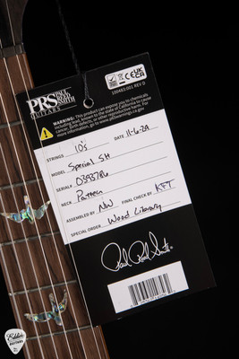 Paul Reed Smith Eddie’s Guitars Wood Library Special Semi Hollow – Violet Blue Burst/Brazilian Fretboard/Stained Maple Neck Electric Guitar