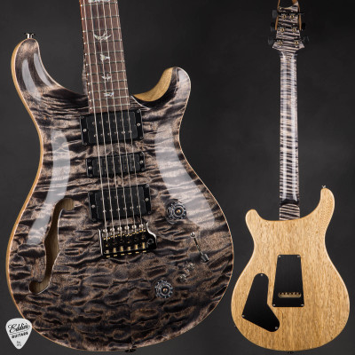 Paul Reed Smith Eddie’s Guitars Wood Library Special Semi Hollow Electric Guitar in Charcoal/Cocobolo Fretboard/Figured Maple Neck