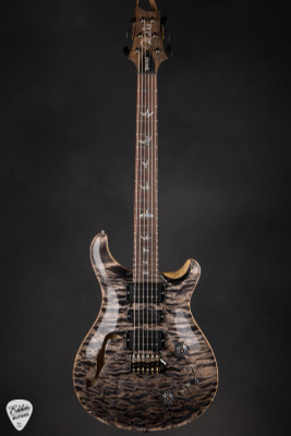 Paul Reed Smith Eddie’s Guitars Wood Library Special Semi Hollow Electric Guitar in Charcoal/Cocobolo Fretboard/Figured Maple Neck
