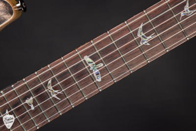 Paul Reed Smith Eddie’s Guitars Wood Library Special Semi Hollow Electric Guitar in Charcoal/Cocobolo Fretboard/Figured Maple Neck