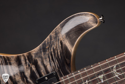 Paul Reed Smith Eddie’s Guitars Wood Library Special Semi Hollow Electric Guitar in Charcoal/Cocobolo Fretboard/Figured Maple Neck