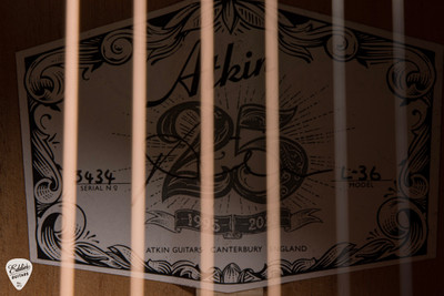 Atkin The Thirty Six – L36 – Baked Adirondack Spruce & Mahogany Acoustic Guitar