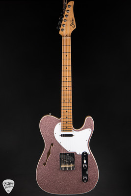 Suhr Eddie’s Guitars Exclusive Custom Classic T Roasted – Champagne Sparkle Electric Guitar