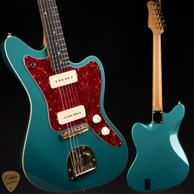 Suhr Eddie’s Guitars Exclusive JM Roasted – Sherwood Green Metallic Electric Guitar