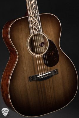 Santa Cruz The Vault Series OM Style 45 – Dark Forest Ancient Cypress & The Tree Mahogany Acoustic Guitar