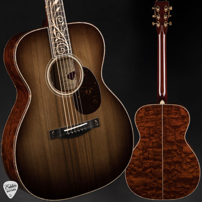 Santa Cruz The Vault Series OM Style 45 – Dark Forest Ancient Cypress & The Tree Mahogany Acoustic Guitar
