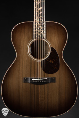 Santa Cruz The Vault Series OM Style 45 – Dark Forest Ancient Cypress & The Tree Mahogany Acoustic Guitar