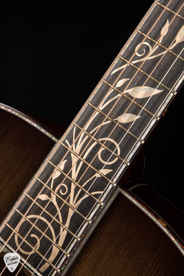 Santa Cruz The Vault Series OM Style 45 – Dark Forest Ancient Cypress & The Tree Mahogany Acoustic Guitar