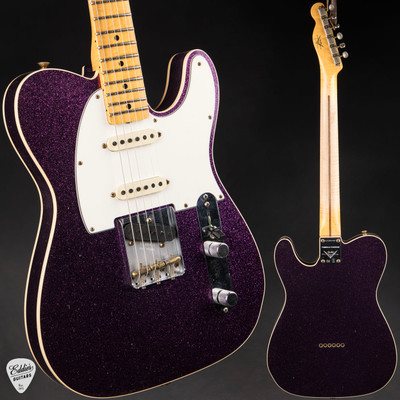 Fender Custom Shop LTD Hotshot Telecaster Journeyman Relic – Magenta Sparkle Electric Guitar