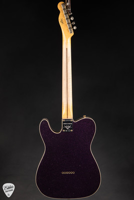 Fender Custom Shop LTD Hotshot Telecaster Journeyman Relic – Magenta Sparkle Electric Guitar