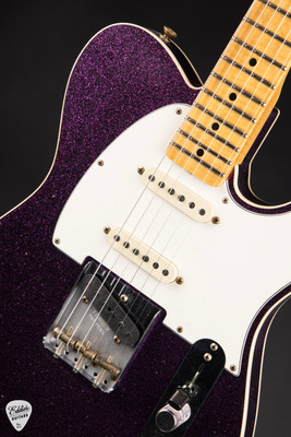 Fender Custom Shop LTD Hotshot Telecaster Journeyman Relic – Magenta Sparkle Electric Guitar