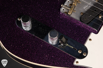 Fender Custom Shop LTD Hotshot Telecaster Journeyman Relic – Magenta Sparkle Electric Guitar