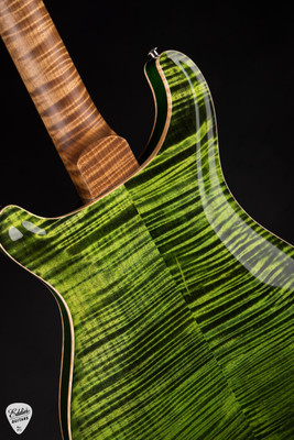 Paul Reed Smith Eddie’s Guitars Wood Library Hollowbody II Piezo Brazilian – Jade Electronic Guitar
