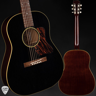 Atkin The Nineteen Black Top - Baked Sitka Spruce & Mahogany Acoustic Guitar