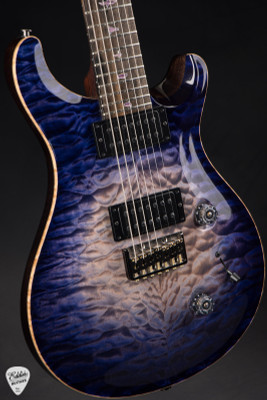 Paul Reed Smith Private Stock #11243 Custom 24 7-String Ebony/Quilted Maple – Purple Glow Electric Guitar