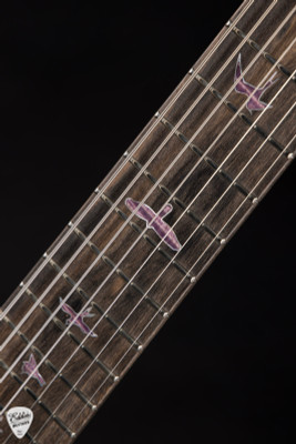 Paul Reed Smith Private Stock #11243 Custom 24 7-String Ebony/Quilted Maple – Purple Glow Electric Guitar