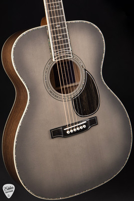 Martin Limited Edition OM-45 John Mayer 20th Anniversary #188 – Platinum Gray Burst Acoustic Guitar