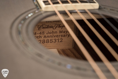 Martin Limited Edition OM-45 John Mayer 20th Anniversary #188 – Platinum Gray Burst Acoustic Guitar